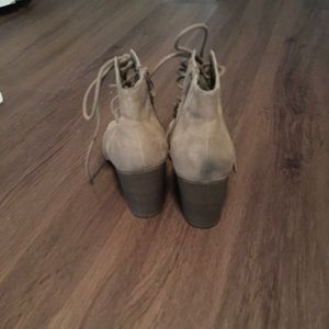 Mossimo Supply Co. Shoes - Open toe lace up booties Mossimo Supply Co. Shoes - Open toe lace up booties